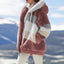 Hooded Full Zip Plush Coat for Women