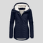 Insulated Fleece Lined Hooded Long Parka for Women