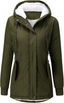 Insulated Fleece Lined Hooded Long Parka for Women