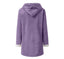 Hooded Wool Blend Lined Coat for Women