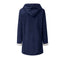 Hooded Wool Blend Lined Coat for Women