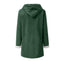 Hooded Wool Blend Lined Coat for Women