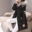 Quilted Long Hooded Puffer Coat for Women