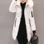 Quilted Long Hooded Puffer Coat for Women