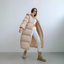 Long Quilted Puffer Coat for Women