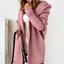 Longline Hooded Open Front Cardigan for Women