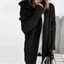 Longline Hooded Open Front Cardigan for Women