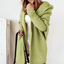 Longline Hooded Open Front Cardigan for Women