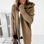 Longline Hooded Open Front Cardigan for Women