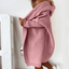 Longline Hooded Open Front Cardigan for Women