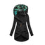 Longline Hooded Zip-Up Jacket for Women