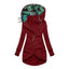 Longline Hooded Zip-Up Jacket for Women