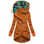Longline Hooded Zip-Up Jacket for Women