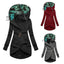 Longline Hooded Zip-Up Jacket for Women