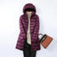 Longline Insulated Puffer Jacket for Women