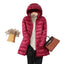 Longline Insulated Puffer Jacket for Women