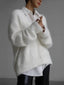 Soft Fuzzy Faux Fur Button Cardigan for Women