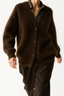 Soft Fuzzy Faux Fur Button Cardigan for Women