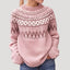Oversized Nordic Knit Sweater for Women