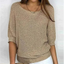 Oversized Loose V-Neck Long Sleeve for Women
