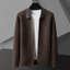 Oversized Ribbed Longline Button Cardigan for Men