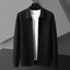 Oversized Ribbed Longline Button Cardigan for Men