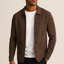 Oversized Ribbed Longline Button Cardigan for Men