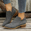 Women’s Pointed Toe V-Cut Ankle Boots