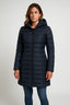 Quilted Mid Length Hooded Puffer Coat for Women