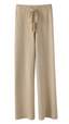 Soft Wide Leg High Waist Knit Lounge Pants for Women