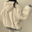 Fleece Lined Reversible Oversized Hooded Jacket for Women