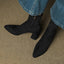 Sleek Pointed Toe Block Heel Ankle Boots for Women