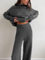 Soft Two Piece Loungewear Set With Turtleneck for Women