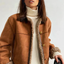 Cozy Chic Sherpa Lined Button Jacket for Women