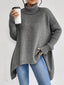 Warm Oversized Turtleneck Sweater for Women