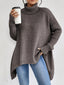 Warm Oversized Turtleneck Sweater for Women