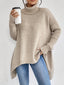 Warm Oversized Turtleneck Sweater for Women