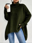 Warm Oversized Turtleneck Sweater for Women