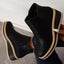 Wedge Side Zip Ankle Boots for Women