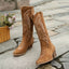 Western Cowboy Style Suede Boots for Women