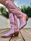 Western Embroidered Pointed Toe Cowboy Boots for Women