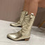 Western Embroidered Pointed Toe Cowboy Boots for Women