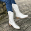 Western Embroidered Pointed Toe Cowboy Boots for Women
