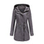 Women’s Casual Hooded Drawstring Jacket