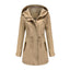 Women’s Casual Hooded Drawstring Jacket