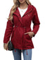 Women’s Casual Hooded Drawstring Jacket