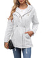 Women’s Casual Hooded Drawstring Jacket