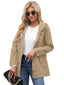 Women’s Casual Hooded Drawstring Jacket
