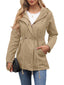Women’s Casual Hooded Drawstring Jacket