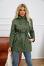 Women’s Casual Hooded Drawstring Jacket